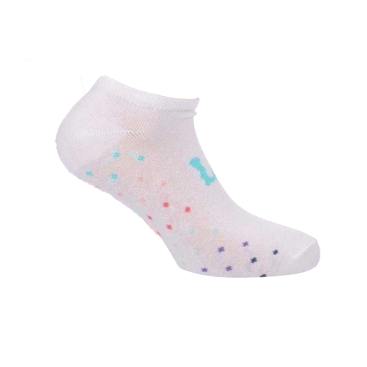 White - Side - Lee Womens-Ladies Liner Socks (Pack of 3)