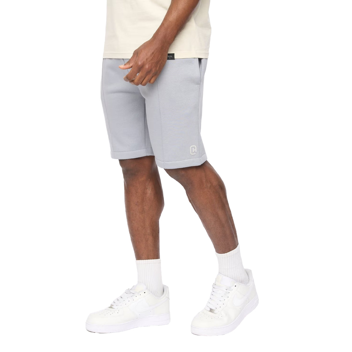 Steel Blue - Lifestyle - Crosshatch Mens Bardon Sweat Shorts