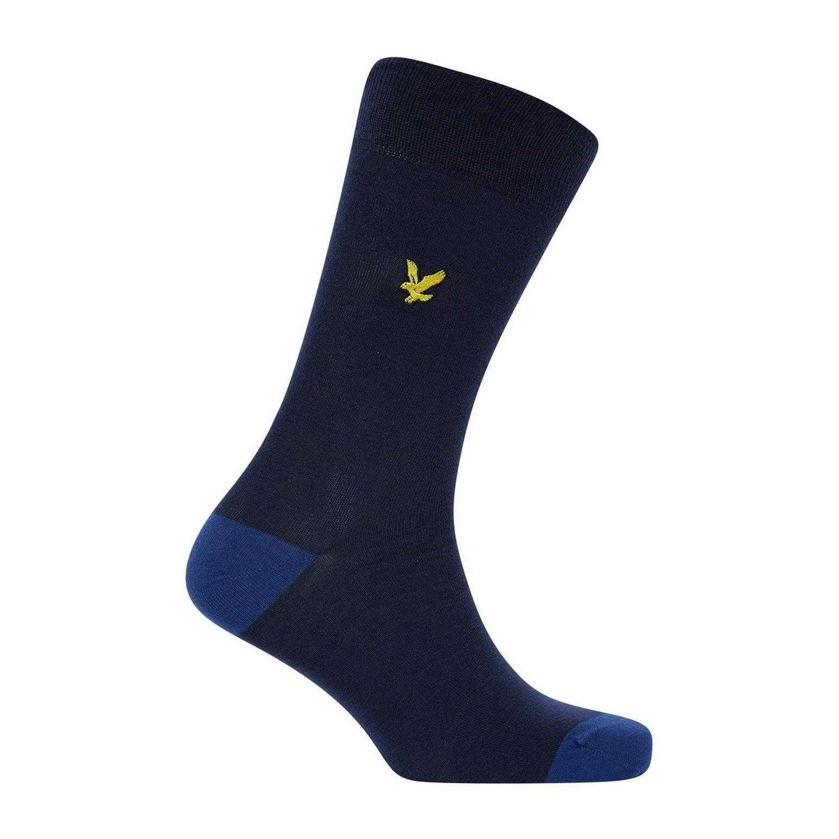 Peacoat - Side - Lyle & Scott Mens Graham Ankle Socks (Pack of 5)