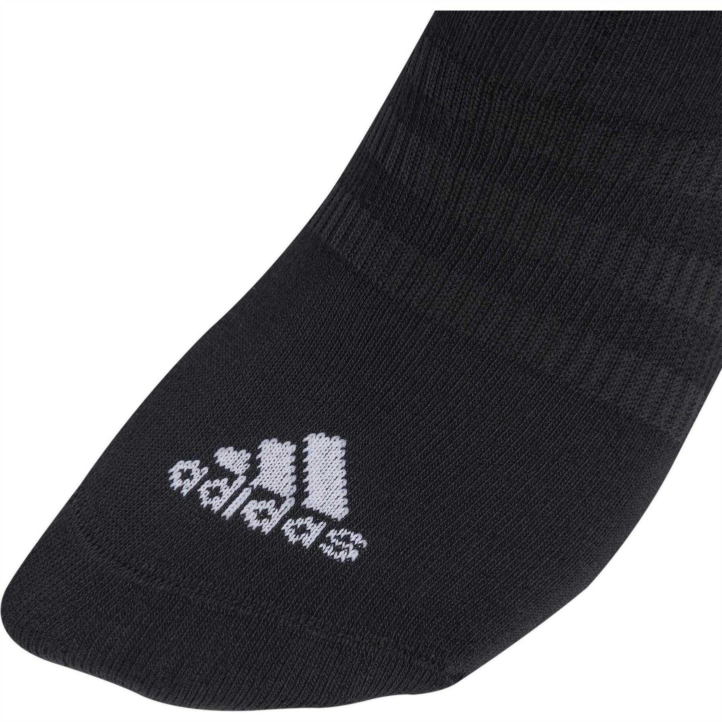 Black - Lifestyle - Adidas Unisex Adult Thin And Light No-Show Socks (Pack of 3)