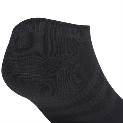 Black - Pack Shot - Adidas Unisex Adult Thin And Light No-Show Socks (Pack of 3)