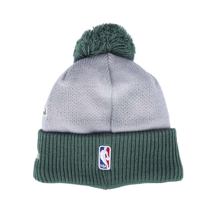 Green-Grey - Back - New Era Mens NBA Tip Off 2023 Milwaukee Bucks Two Tone Beanie