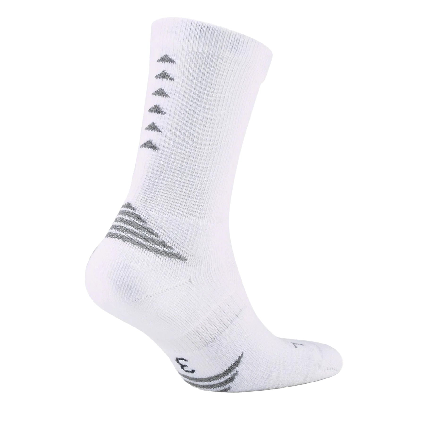 White - Back - Puma Womens-Ladies Team Crew Socks