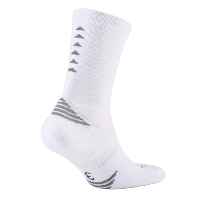 White - Back - Puma Womens-Ladies Team Crew Socks