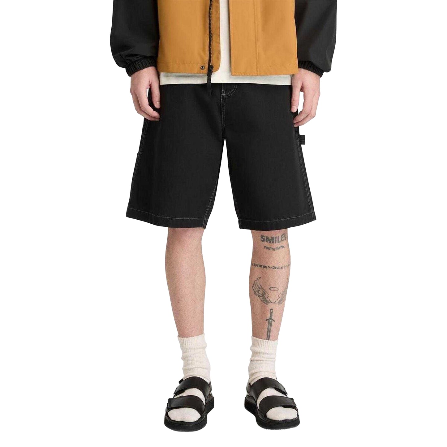 Black - Lifestyle - Timberland Mens Carpenter Denim Shorts