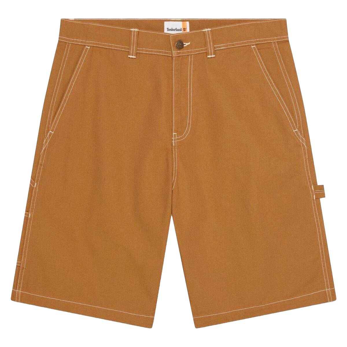 Golden Wheat - Front - Timberland Mens Carpenter Denim Shorts