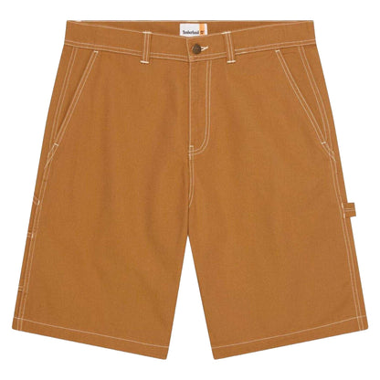 Golden Wheat - Front - Timberland Mens Carpenter Denim Shorts