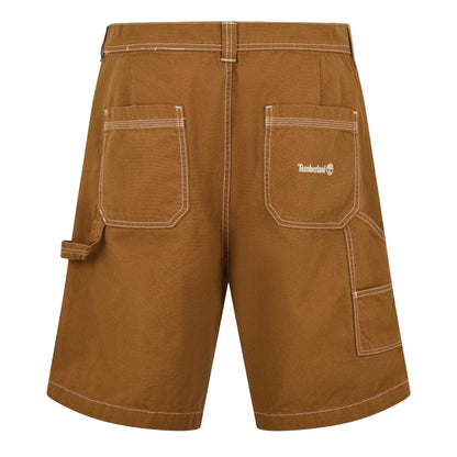 Golden Wheat - Back - Timberland Mens Carpenter Denim Shorts