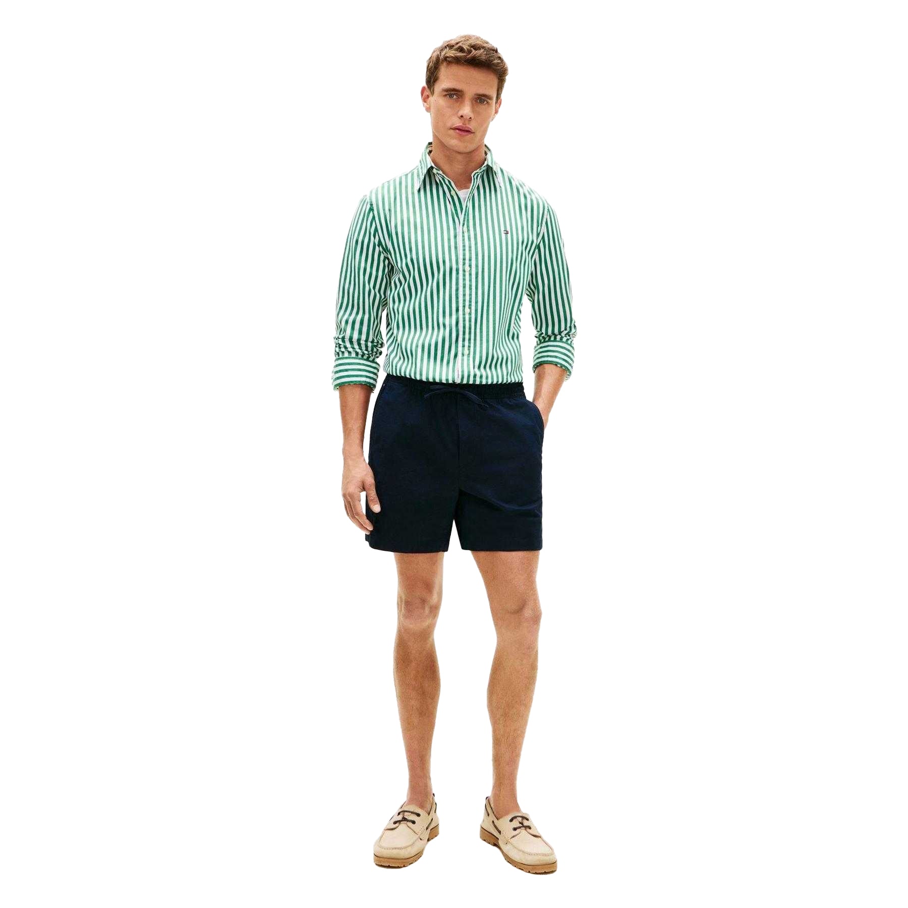 Desert Sky - Pack Shot - Tommy Hilfiger Mens Slim Chino Shorts