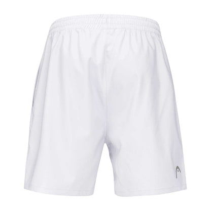 White - Back - Head Mens Club Elasticated Waist Shorts