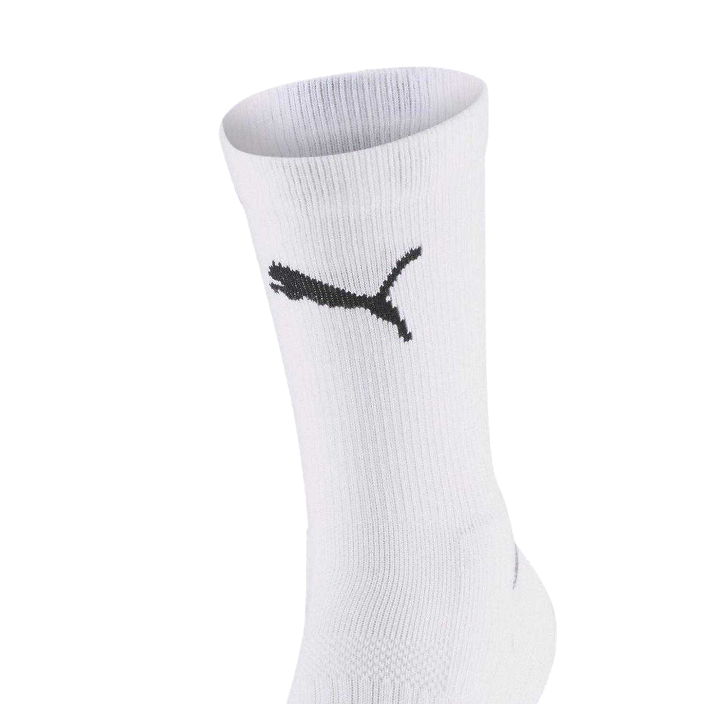 Puma White - Side - Puma Unisex Adult Team Crew Socks