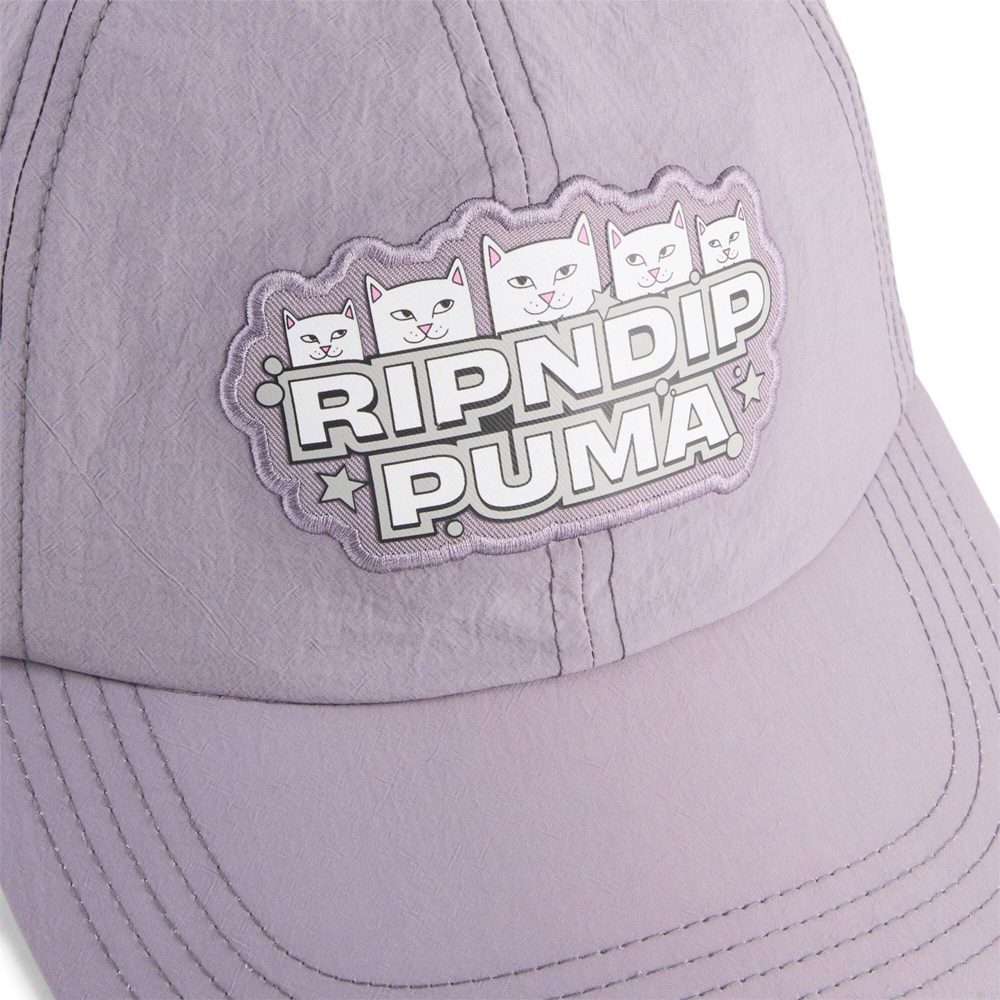 Plum Jam - Side - Puma Mens Ripndip Embroidered Patch Baseball Cap