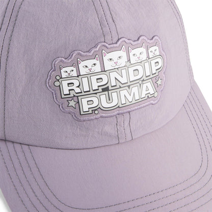 Plum Jam - Side - Puma Mens Ripndip Embroidered Patch Baseball Cap