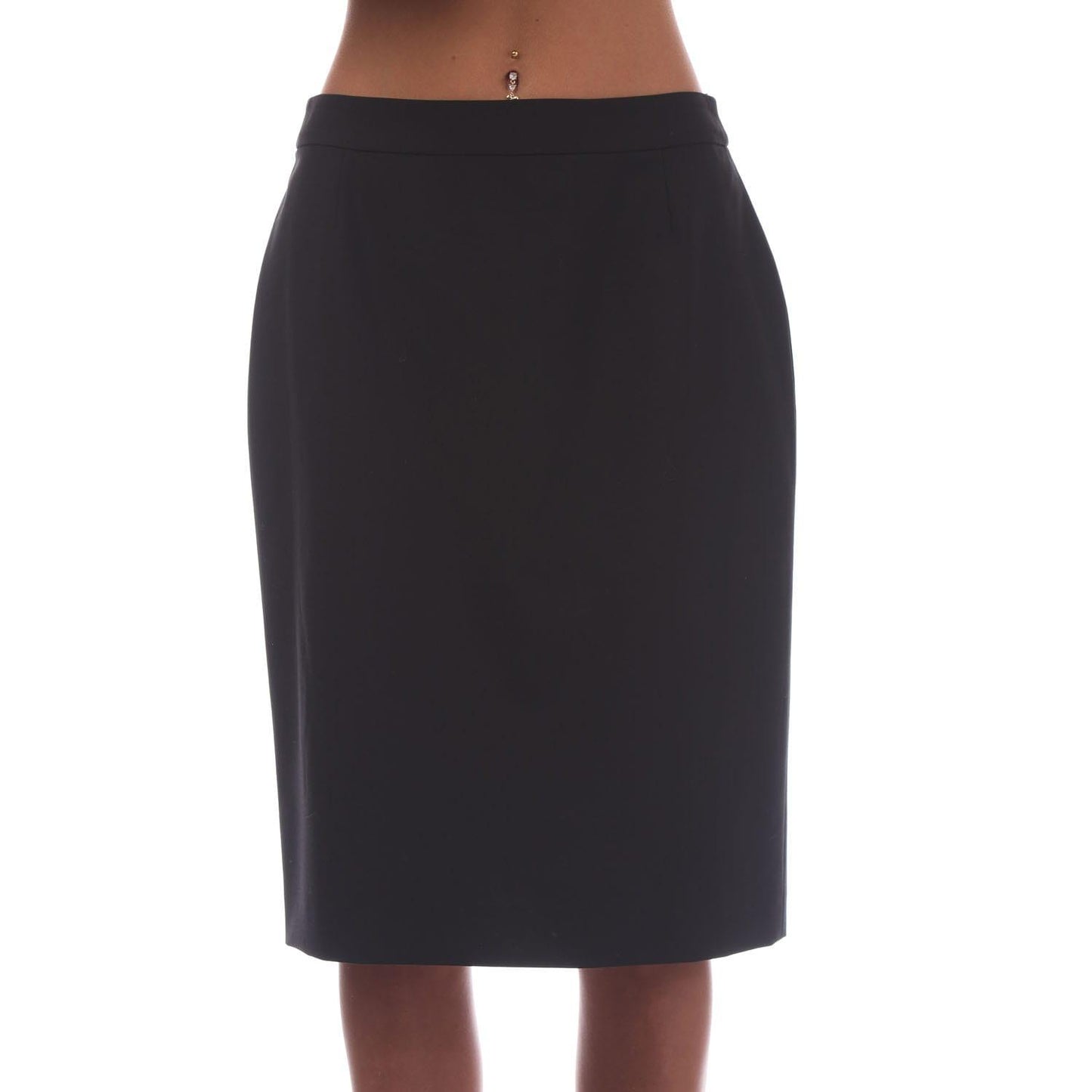 Black - Front - Boss Womens-Ladies Vilea Pencil Skirt
