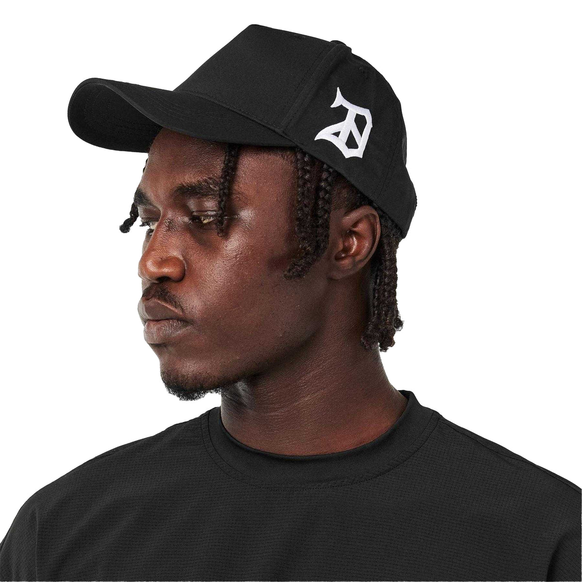 Black - Side - 28 Club Mens Running Cap