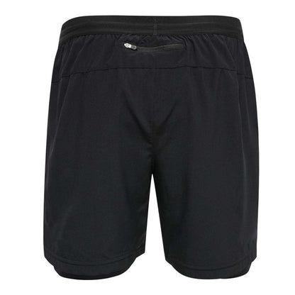 Black - Back - Newline Mens Core 2 in 1 Running Shorts