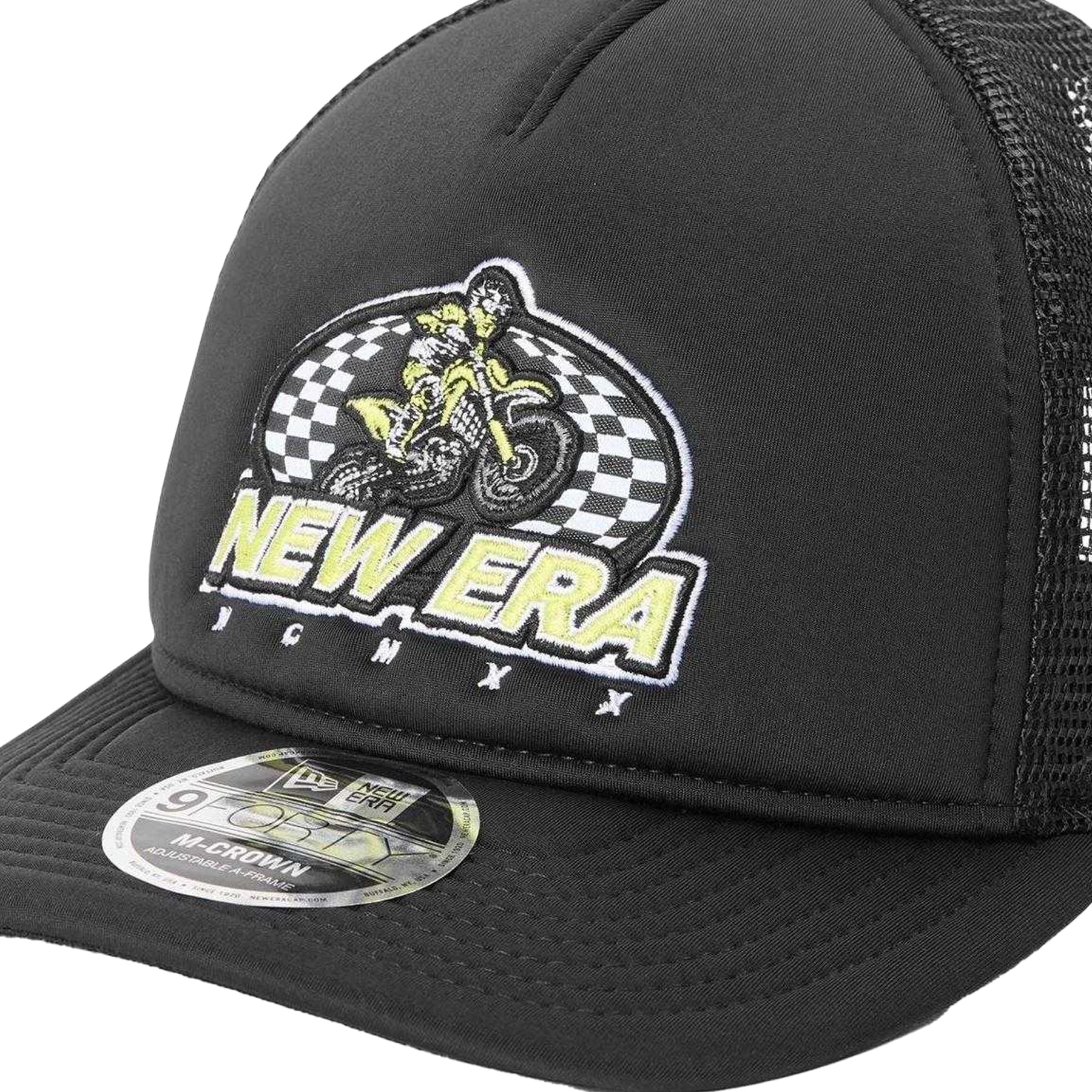 Black - Side - New Era 9Forty Trucker Cap