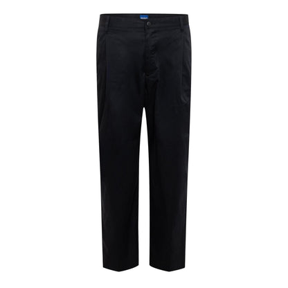 Black - Front - Hugo Mens Roy Relaxed Fit Trousers