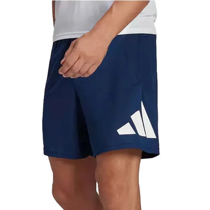Dark Blue - Lifestyle - Adidas Mens Essential Logo Training Shorts