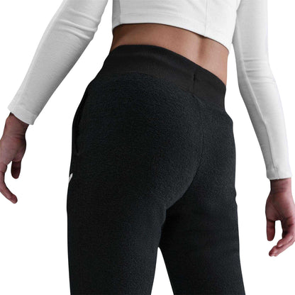 Black-White - Lifestyle - Nike Girls Fleece Flared Sweatpants