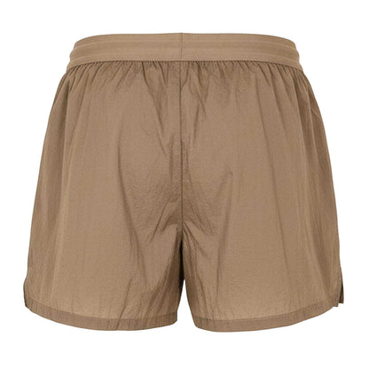 Brown - Back - Couture Club Mens Double Layer Regular Running Shorts