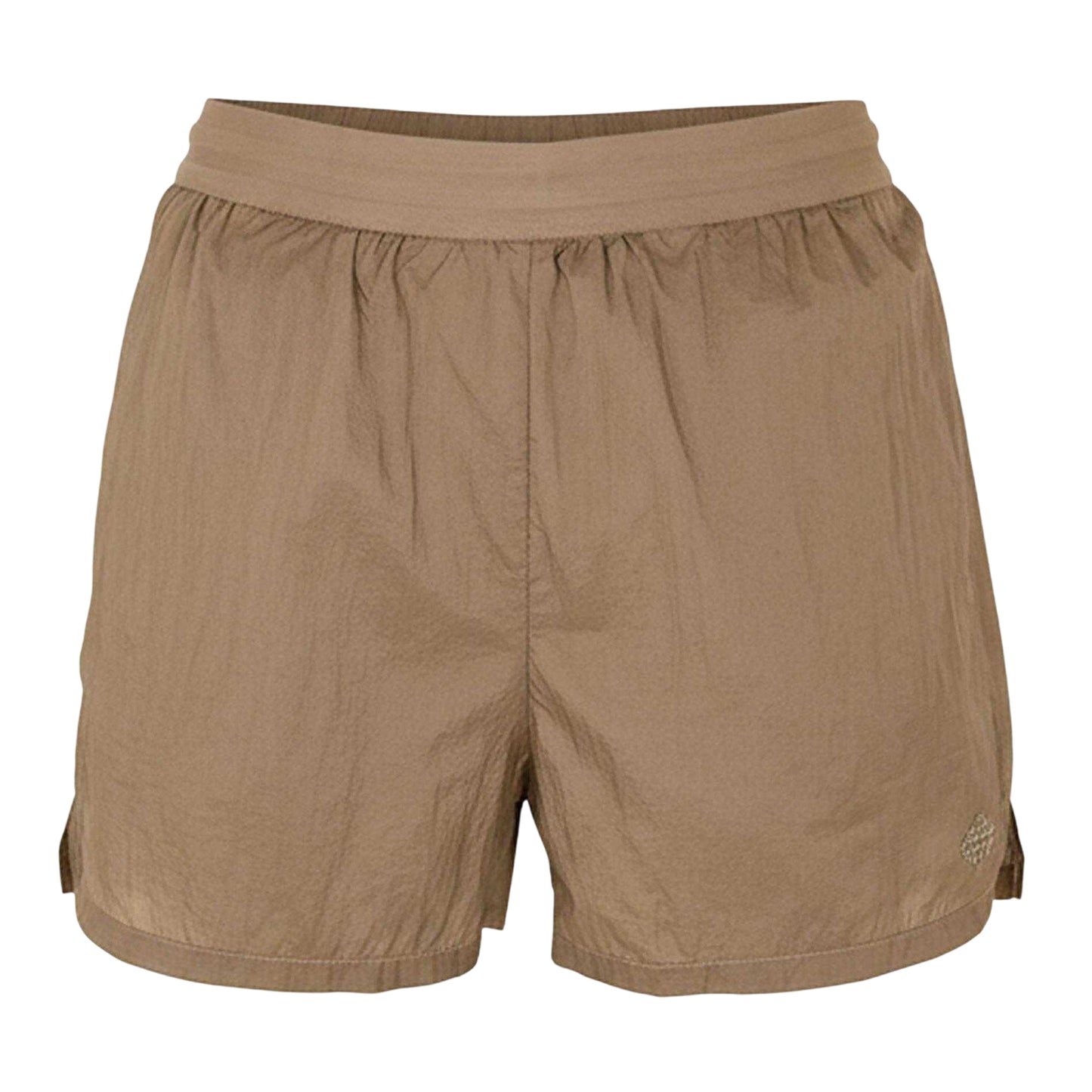 Brown - Front - Couture Club Mens Double Layer Regular Running Shorts