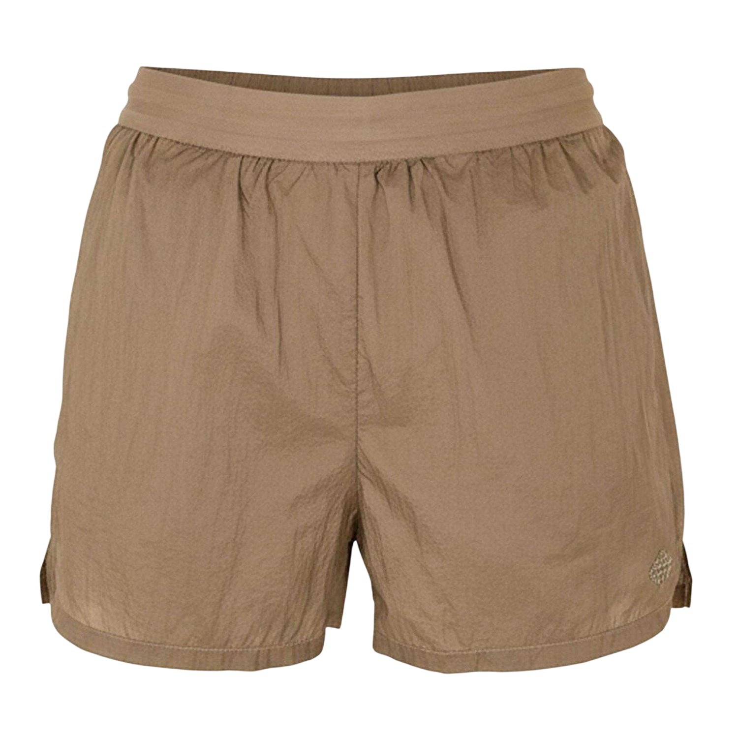 Brown - Front - Couture Club Mens Double Layer Regular Running Shorts