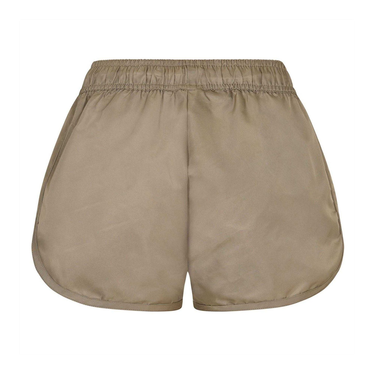 Taupe - Back - Fear Of God Essentials Womens-Ladies Sweat Shorts