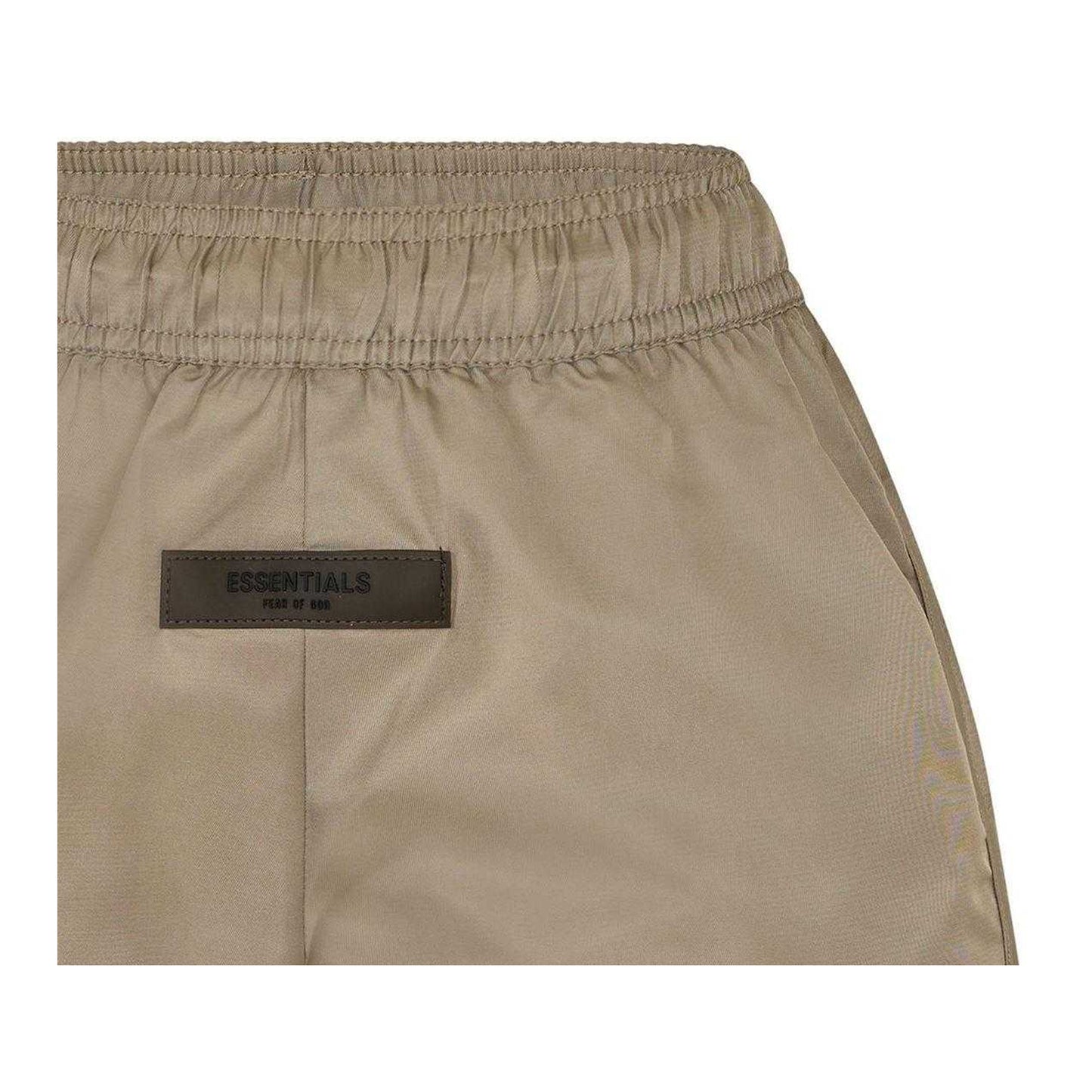 Taupe - Side - Fear Of God Essentials Womens-Ladies Sweat Shorts