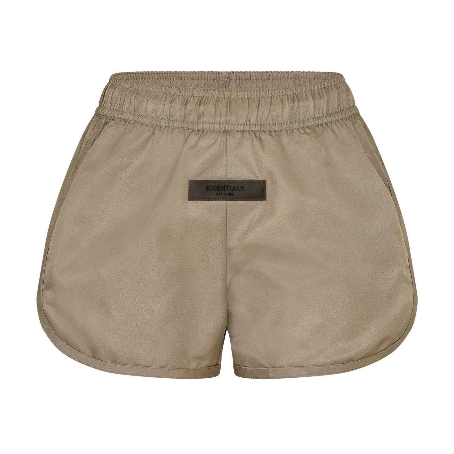 Taupe - Front - Fear Of God Essentials Womens-Ladies Sweat Shorts