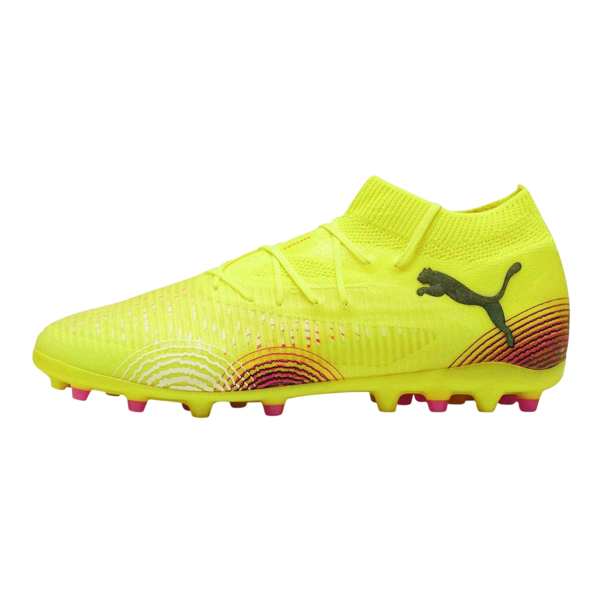 Yellow - Side - Puma Mens Future 8 Pro Mixed Ground Snug Fit Football Boots