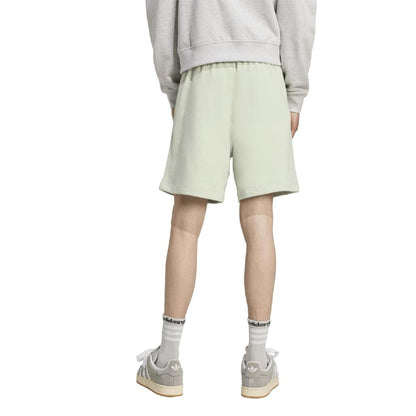 Linen Green - Back - Adidas Mens Premium Essentials Regular Shorts