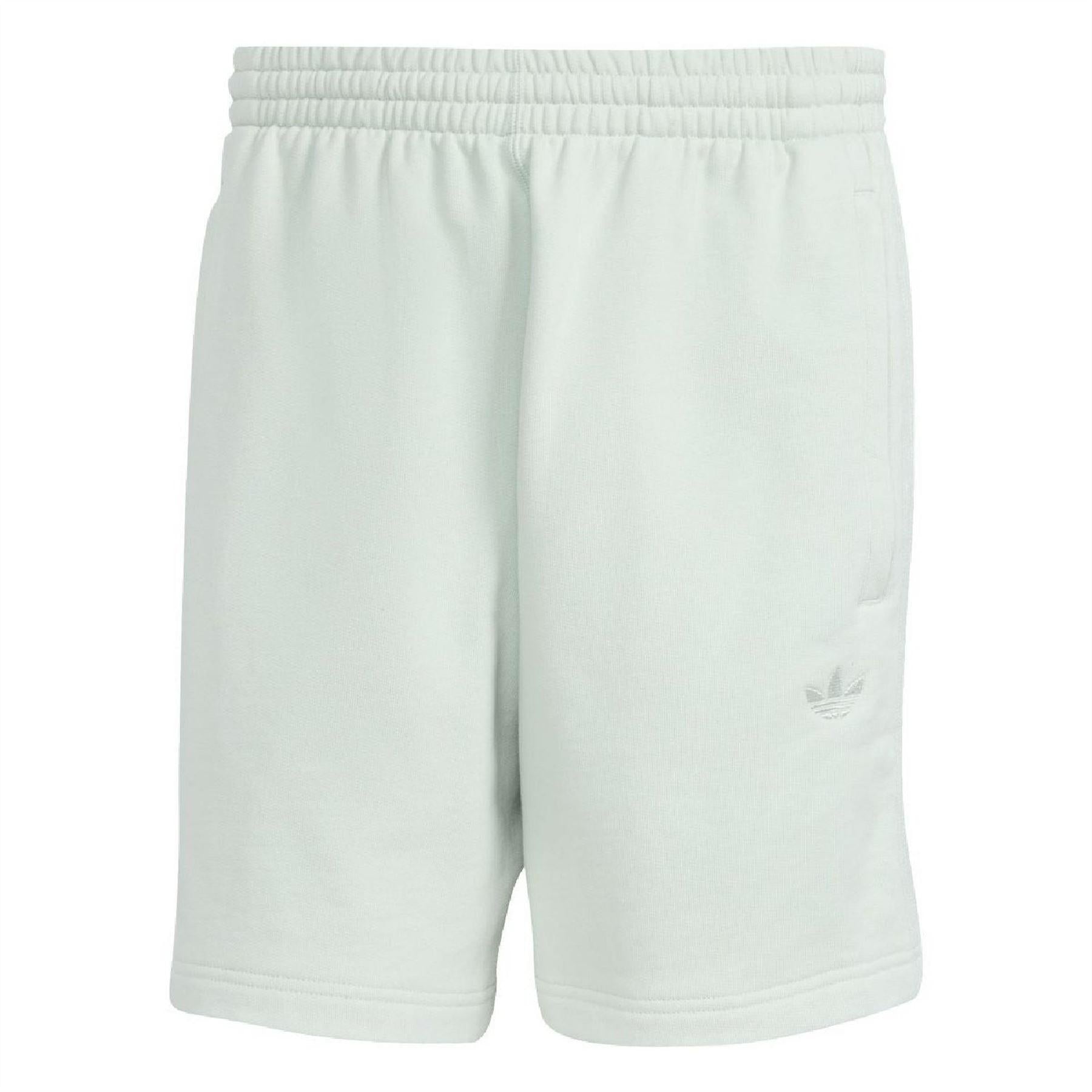 Linen Green - Front - Adidas Mens Premium Essentials Regular Shorts