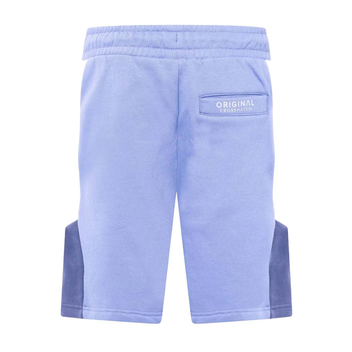 Blue - Back - Crosshatch Mens Castlebay Sweat Shorts