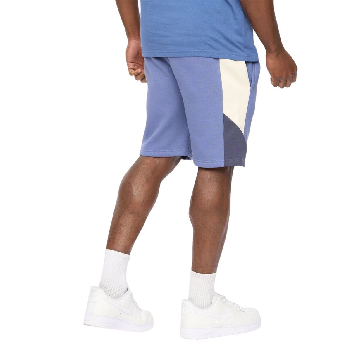Blue - Lifestyle - Crosshatch Mens Castlebay Sweat Shorts