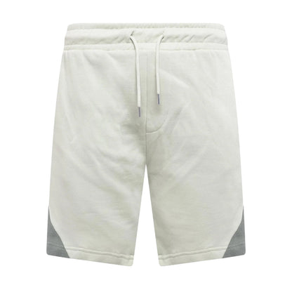 Light Olive - Front - Crosshatch Mens Castlebay Sweat Shorts