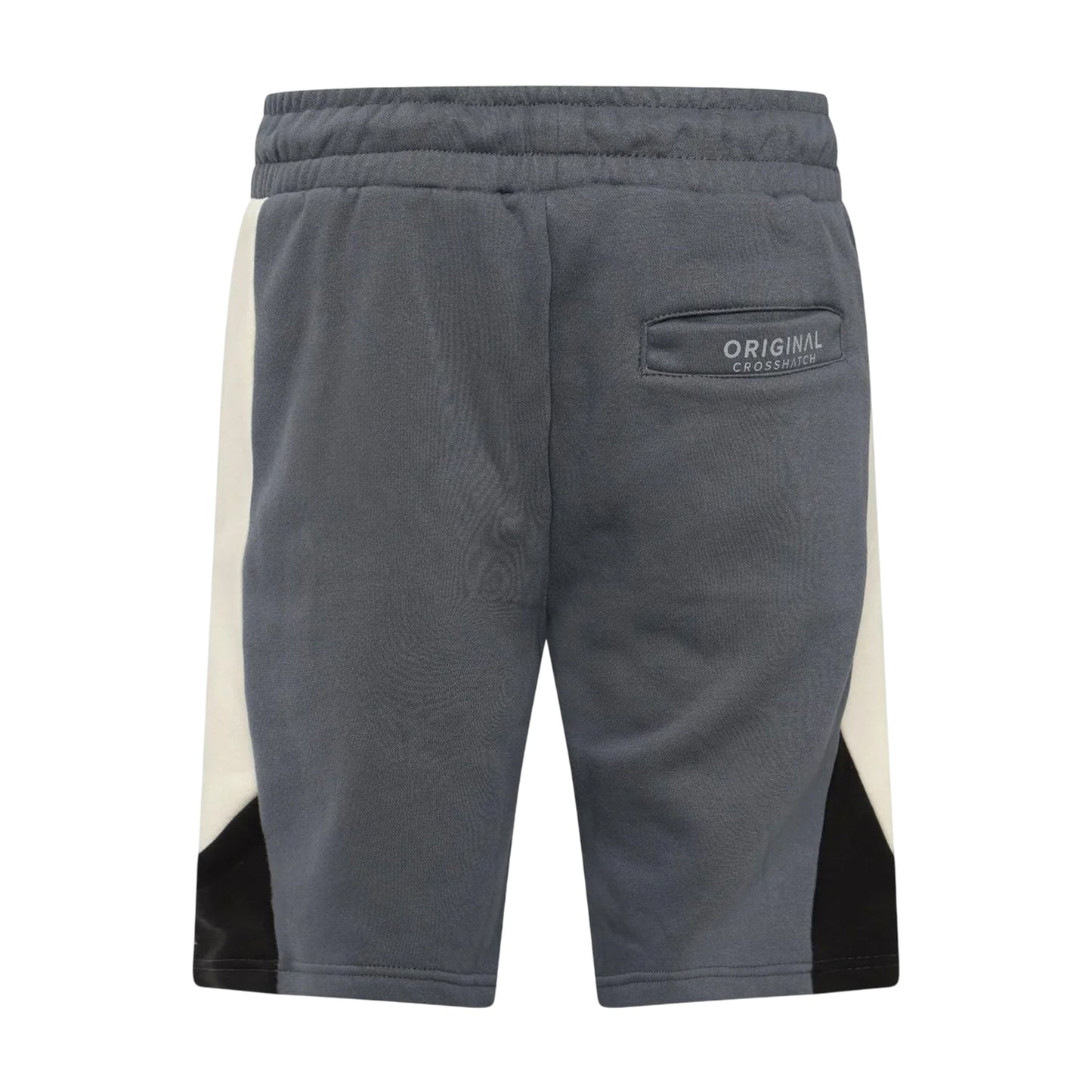 Slate - Back - Crosshatch Mens Castlebay Sweat Shorts