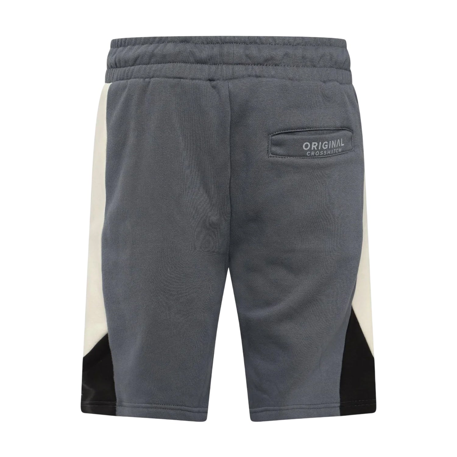 Slate - Back - Crosshatch Mens Castlebay Sweat Shorts