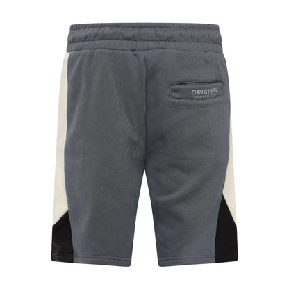 Slate - Back - Crosshatch Mens Castlebay Sweat Shorts