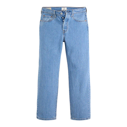 Great Story - Front - Levis Womens-Ladies 501 Original 5 Pockets Straight Leg Jeans