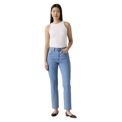 Great Story - Lifestyle - Levis Womens-Ladies 501 Original 5 Pockets Straight Leg Jeans