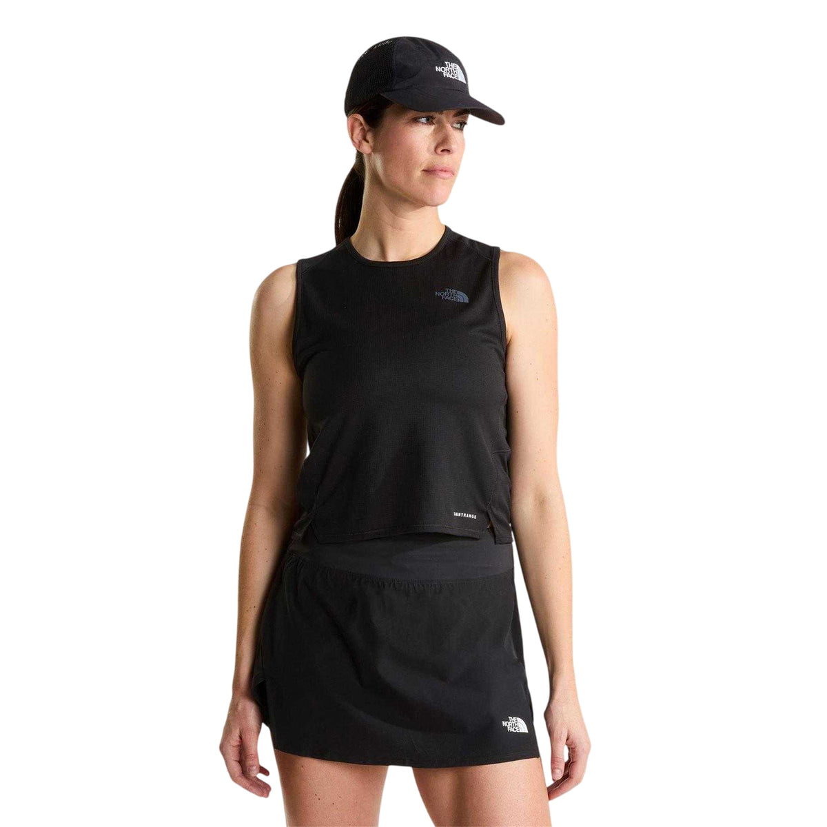Black - Side - The North Face Womens-Ladies Sunriser Minimalist Performance Tank Top