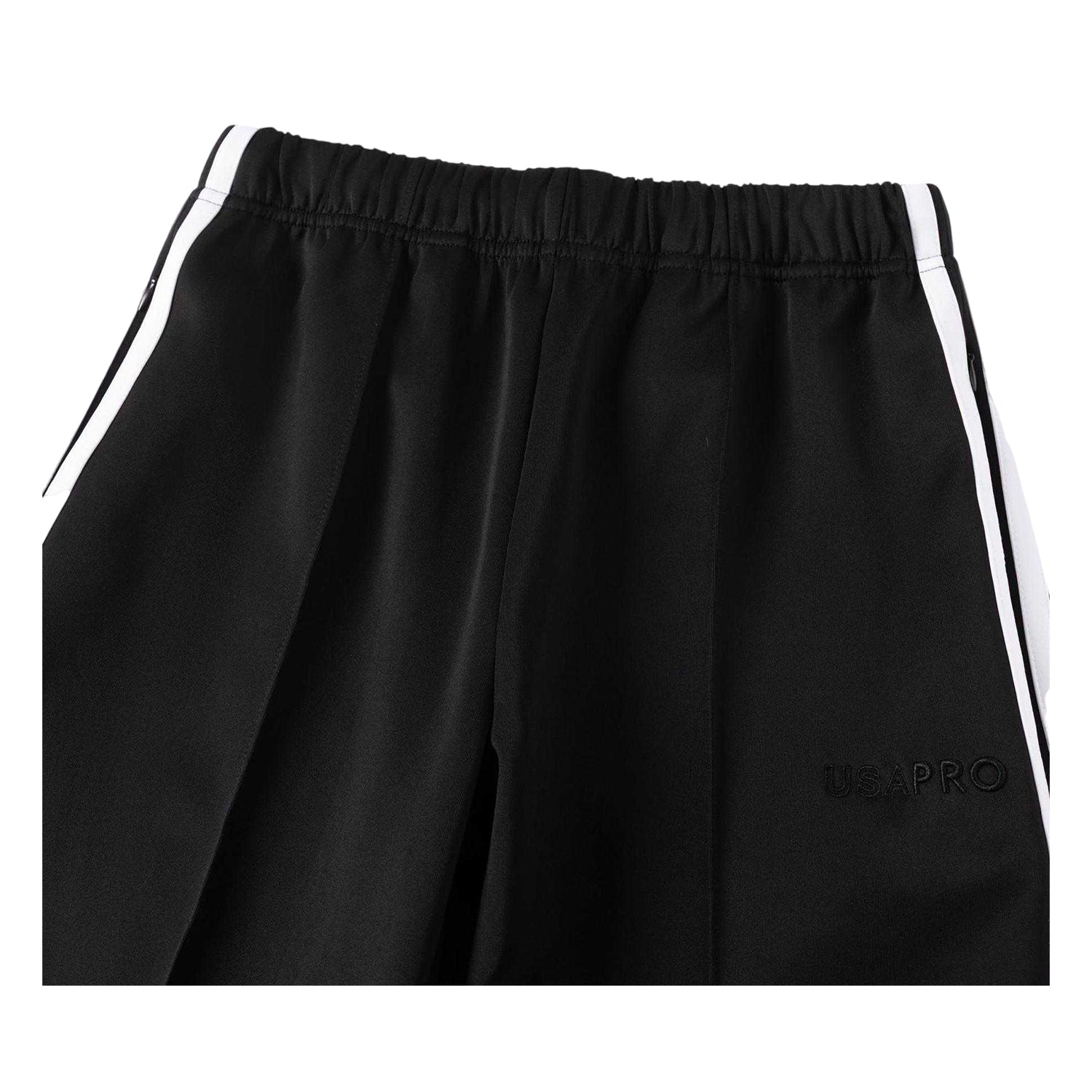 Black - Side - USA Pro Womens-Ladies Pro Regular Tracksuit Bottoms