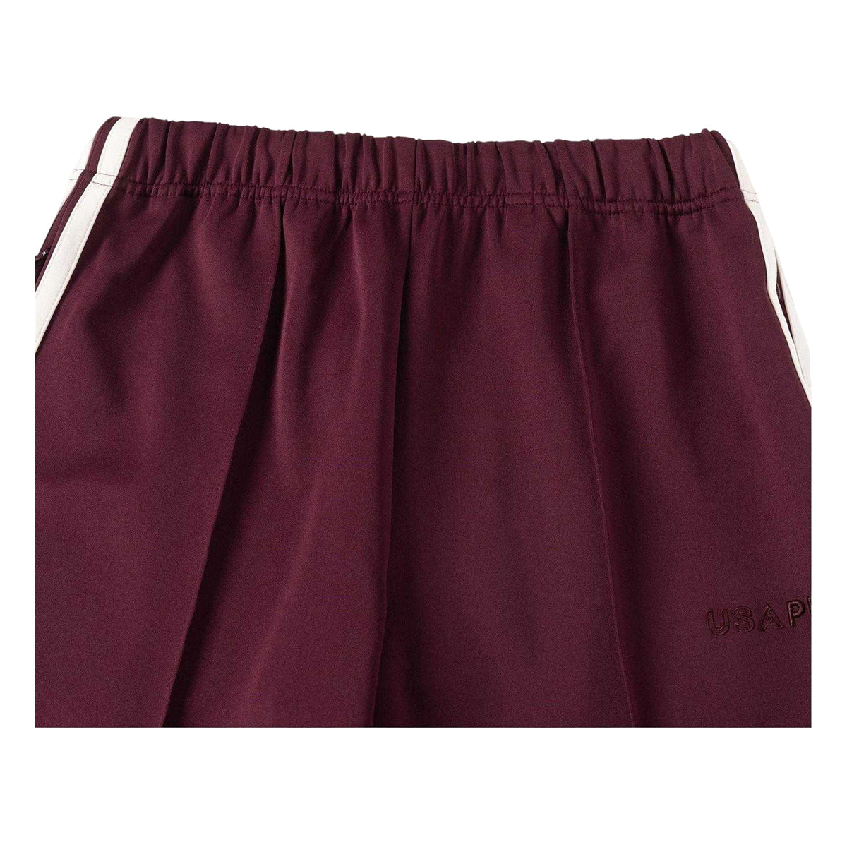 Dark Cherry - Side - USA Pro Womens-Ladies Pro Regular Tracksuit Bottoms