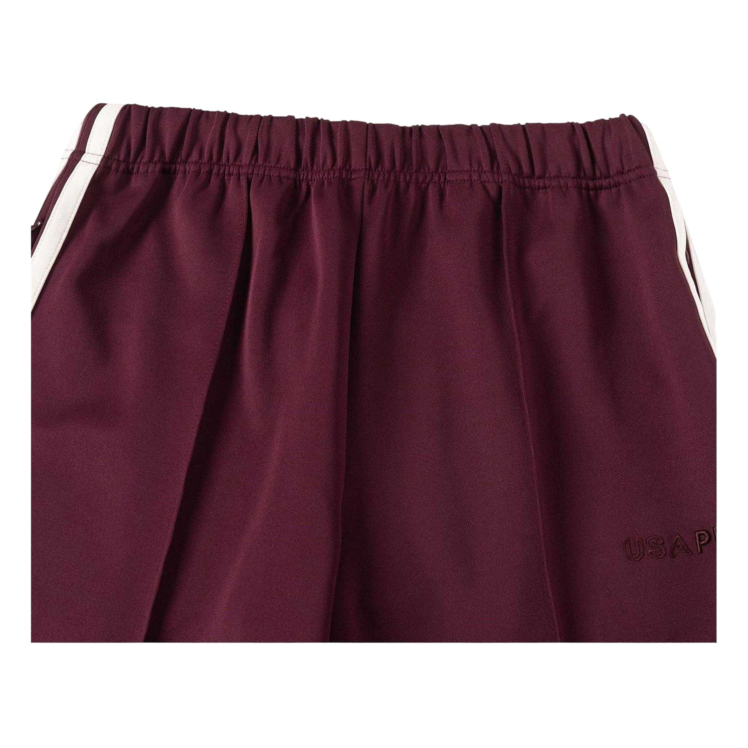 Dark Cherry - Side - USA Pro Womens-Ladies Pro Regular Tracksuit Bottoms