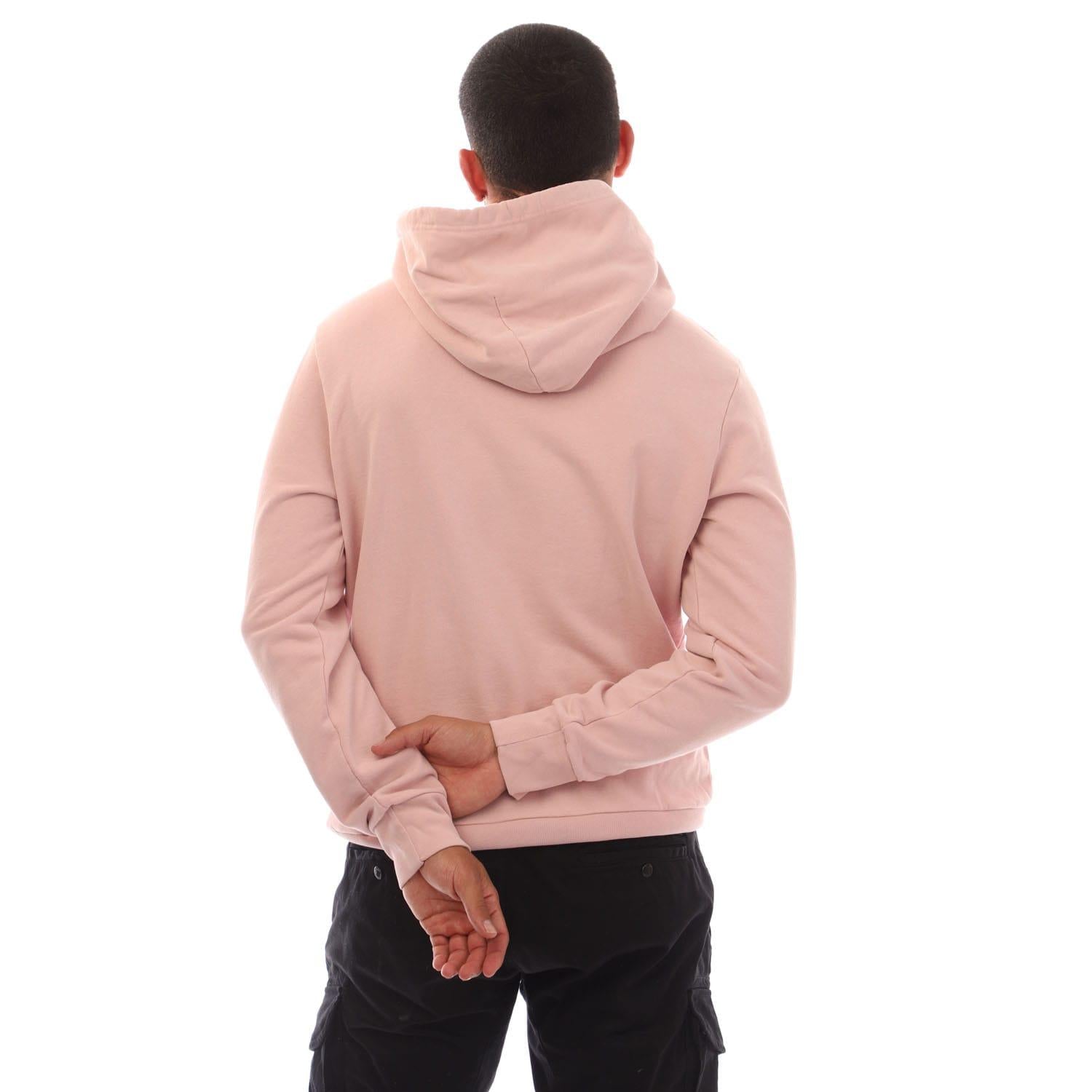 Rose - Back - Ralph Lauren Mens Loopback Fleece Hoodie