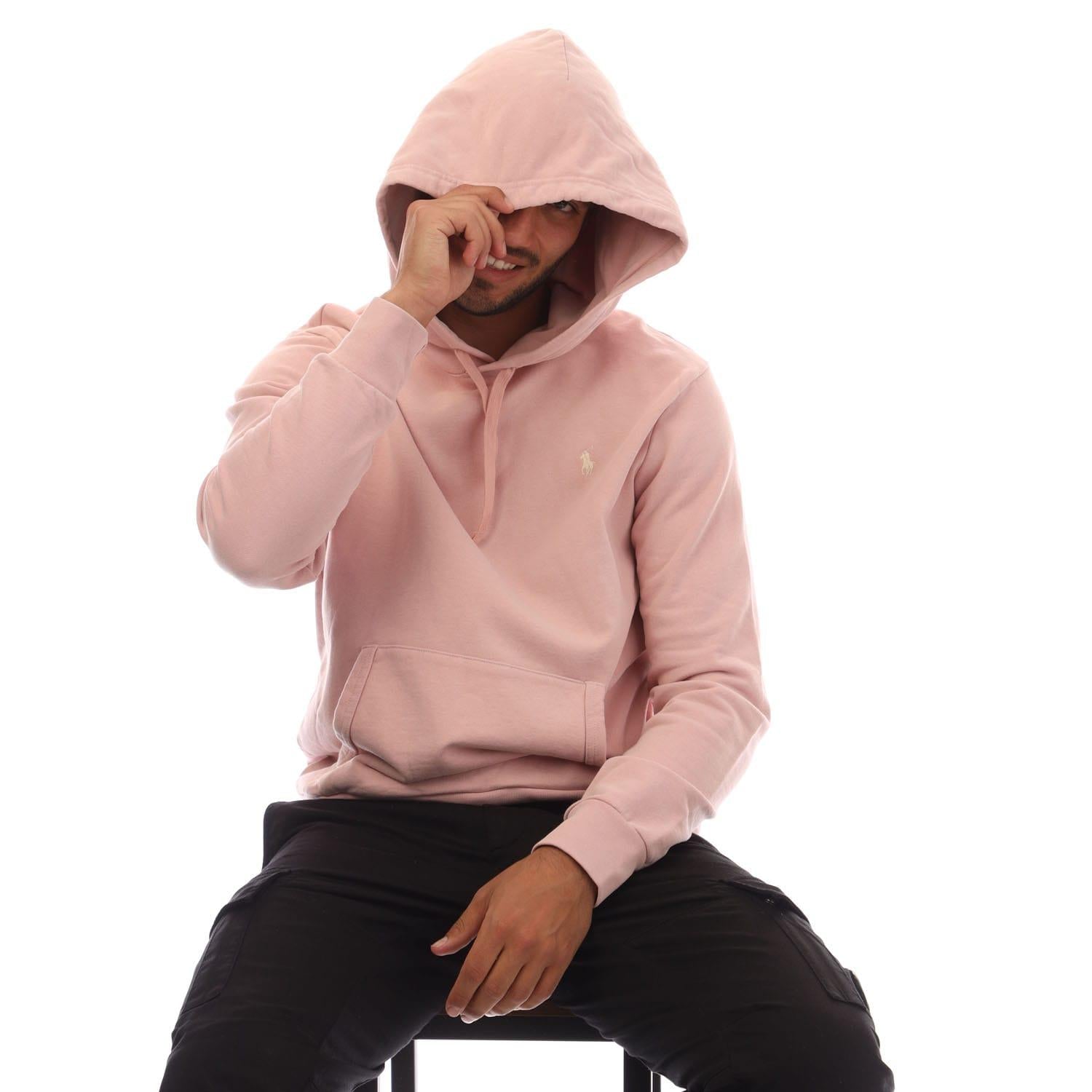 Rose - Lifestyle - Ralph Lauren Mens Loopback Fleece Hoodie