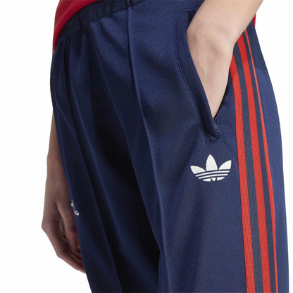 Indigo Blue - Lifestyle - Adidas Womens-Ladies Arsenal FC Relaxed Fit Tracksuit Bottoms