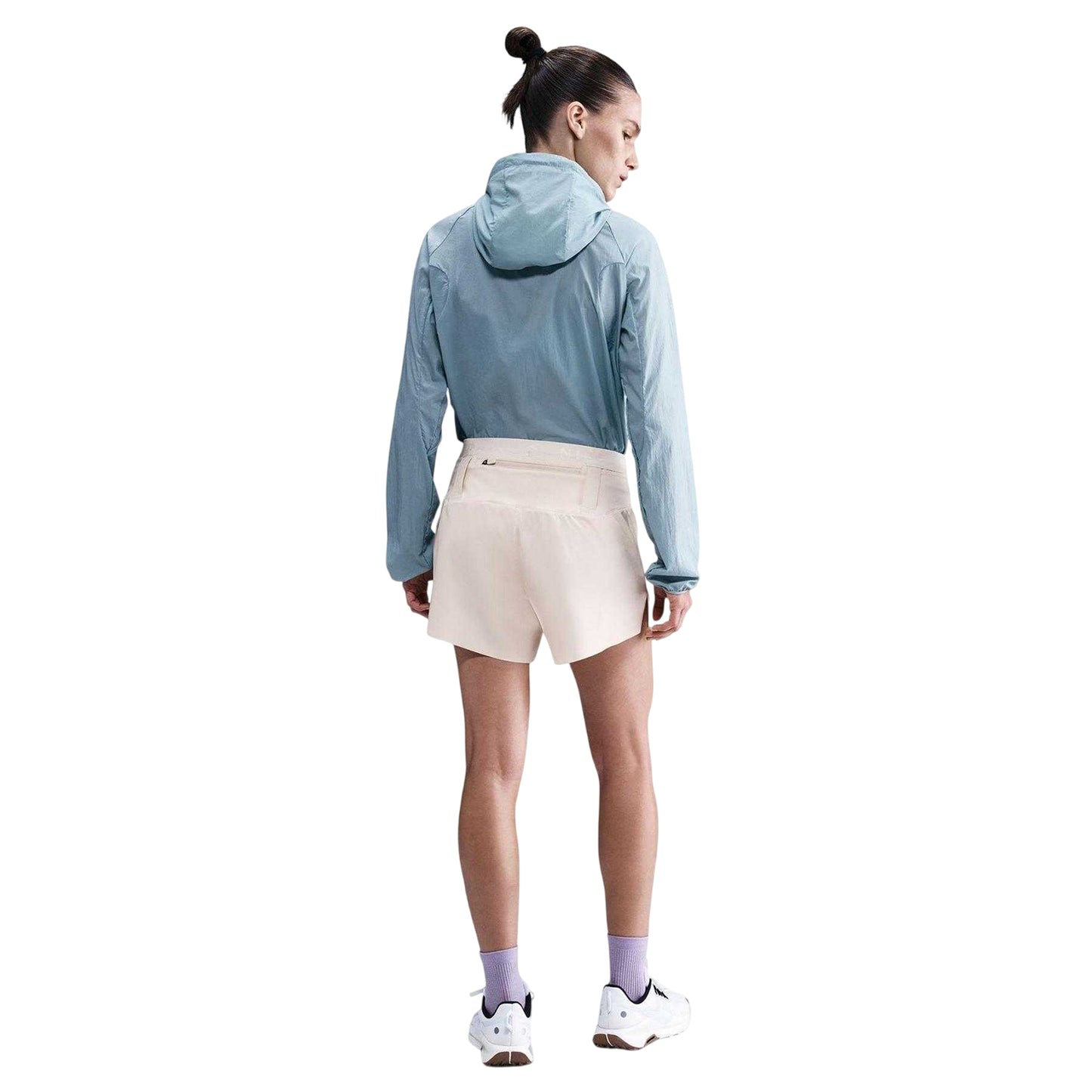 Pearl White-Summer - Back - Nike Womens-Ladies Trail Dri-FIT Running Shorts