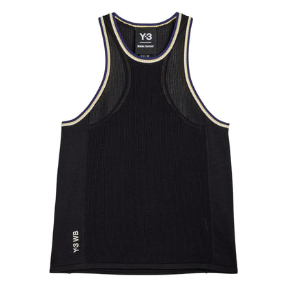 Black - Front - Y-3 Mens Wales Bonner x Y3 Tank Top